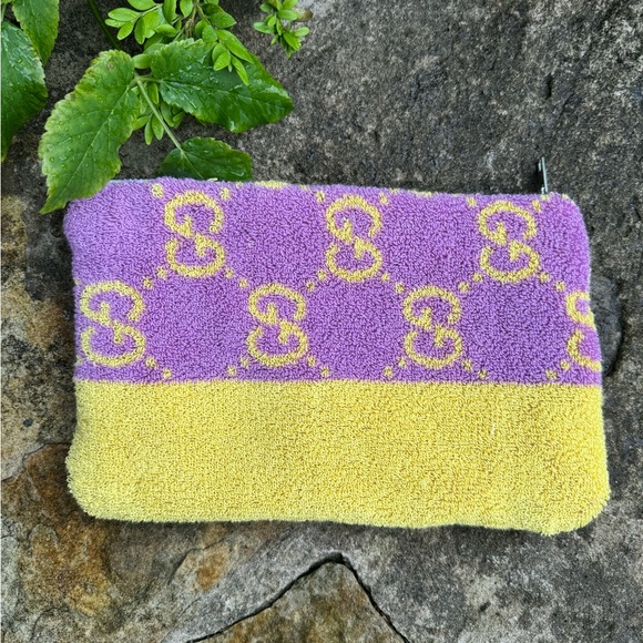 Authentic Gucci Terry Pouch (only large size available) - Picture 3 of 3